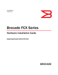 Brocade Communications Systems FCX624S-HPOE Installation guide