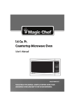 Magic Chef YHED4300TQ0 User`s manual
