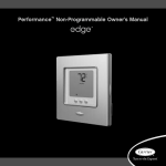 Carrier Edge TP-PRH Owner`s manual