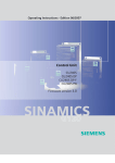 Siemens CU240S PN Operating instructions