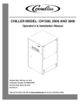 Cornelius CH1500-CH7500 Installation manual