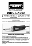 Draper DG528 Owner`s manual