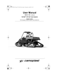 Camoplast 1099-01-1105 User manual