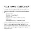 CELL-PHONE TECHNOLOGY