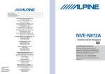 Alpine NVD-A801 Hardware manual