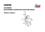 Brother LH4-B800E Product manual