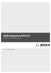 Bosch DVA-12T Installation guide