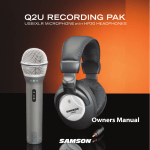 Samson Q2U Specifications