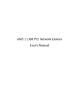 Axis 2130R PTZ User`s manual