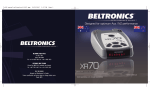 Beltronics XR70 Specifications