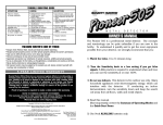 Bounty Hunter Pioneer EX Owner`s manual