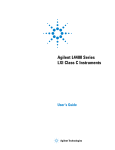 Agilent Technologies L4400 User`s guide