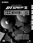 Yamaha DTXPRESS III Owner`s manual