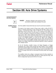 Section 06: Axis Drive Systems