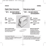 Samsung SC-D375 Specifications