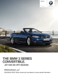 BMW 318 CABRIOLET BROCHURE 2010 Technical data