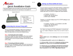 Airlinkplus RT211W Installation guide