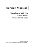 ViewSonic VS10162 Service manual