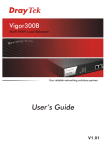 Draytek Vigor300B User`s guide