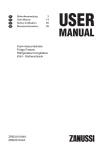 Zanussi ZRB33104XA User manual