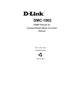D-Link DMC-1002 Specifications