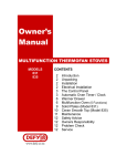 Defy 831 Owner`s manual