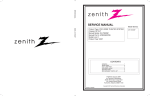 Zenith ZH-T202SF Series Service manual