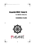 Asante 10T Hub/24 Installation guide