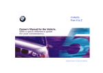 BMW 540I SEDAN SPORT WAGON Owner`s manual