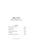Drawmer DL231 Specifications
