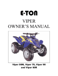 Eton VIPER 50M Owner`s manual