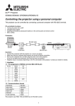 Mitsubishi XD600U User manual