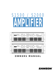 Samson S2000 Specifications