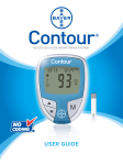 Contour BLOOD GLUCOSE MONITORING SYSTEM User guide