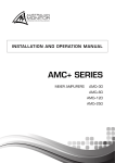 AUSTRALIAN MONITOR AMC+ MIX Specifications