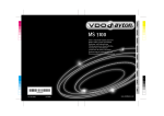 VDO MS 3100 - Owner`s manual