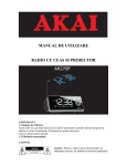 Akai AR270P User manual