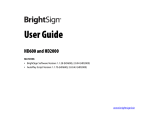 BrightSign HD600 User guide