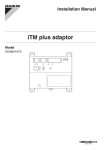 Daikin DCM601A72 Installation manual