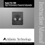 Atlantic Technology T70.1PBM Instruction manual