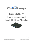 Cal Amp LMU-26xx Installation guide