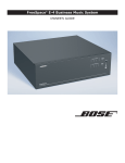 Bose Volume Control User Interface Specifications