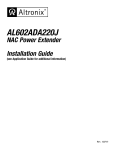 Wheelock ET90-2430C Installation guide