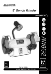 Axminster AW8G2 User manual