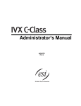ESI IVX C-Class User guide
