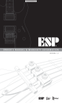 ESP STING II Owner`s manual
