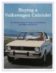 Volkswagen 1993 Golf Owner`s manual
