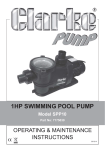 Clarke SPP10 Specifications