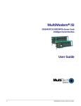 Multitech ISI5634UPCI/4 User guide