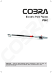 Cobra P20E Instruction manual